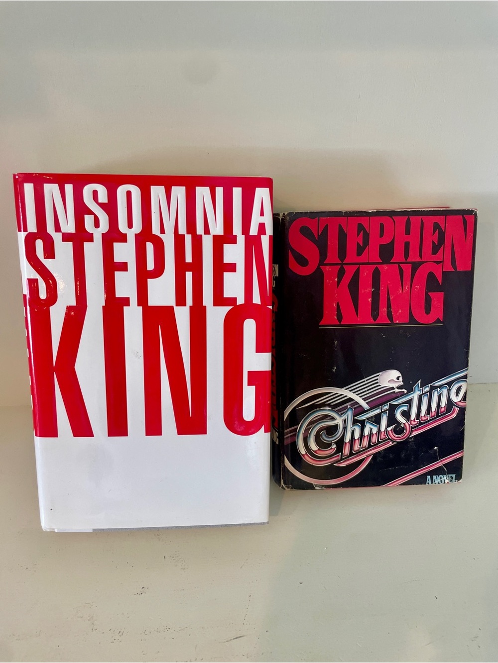 Stephen King Vintage Hardback Book Lot Christine Book Club Insomnia 1983